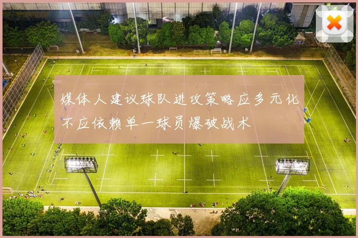 媒体人建议球队进攻策略应多元化不应依赖单一球员爆破战术